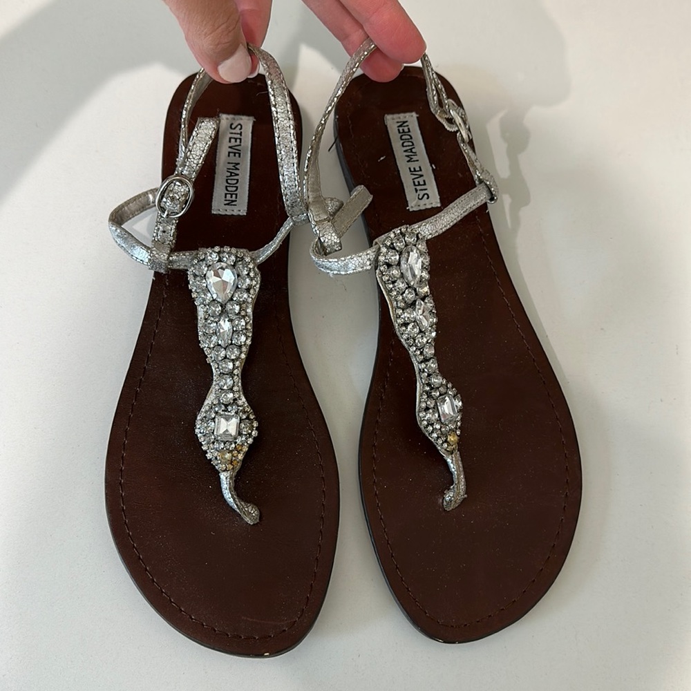Women’s Steve Madden sparkly sandal size 10